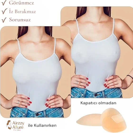 Airzzy Allure™ Vakumlu Mucize Göğüs Ucu Kapatıcı