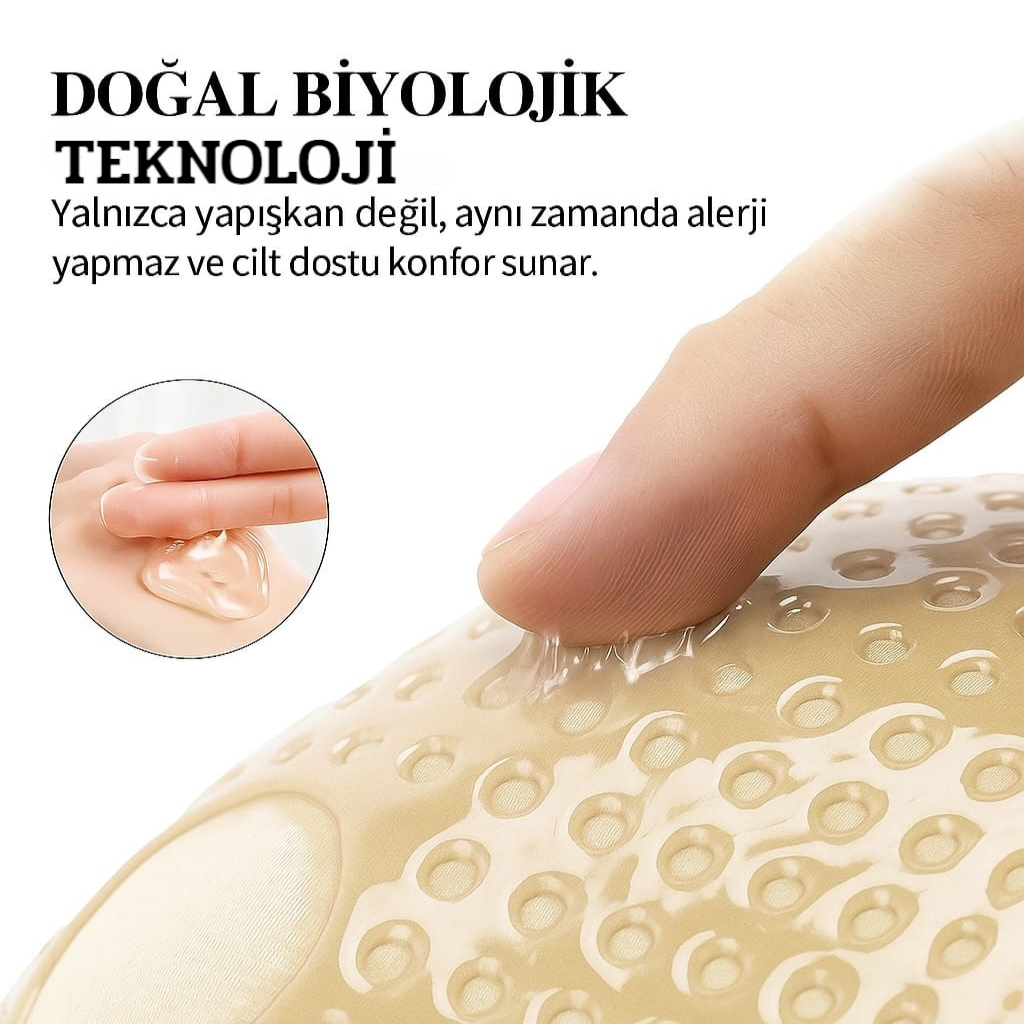 Airzzy Allure™ Önden İpli Push-up Özellikli Askısız Göğüs Dikleştirici Sütyen